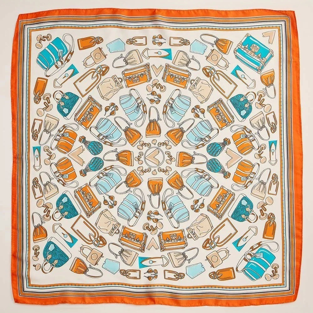 Handbag Print Scarf - OR